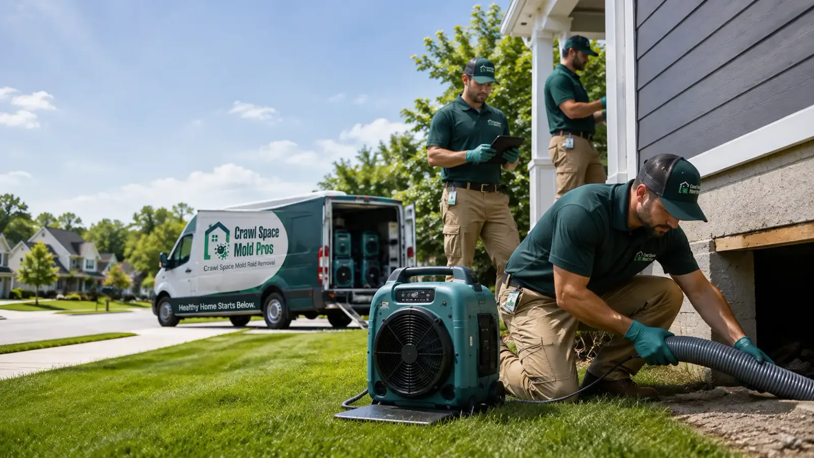 Crawl Space Mold Removal in Calera, AL
